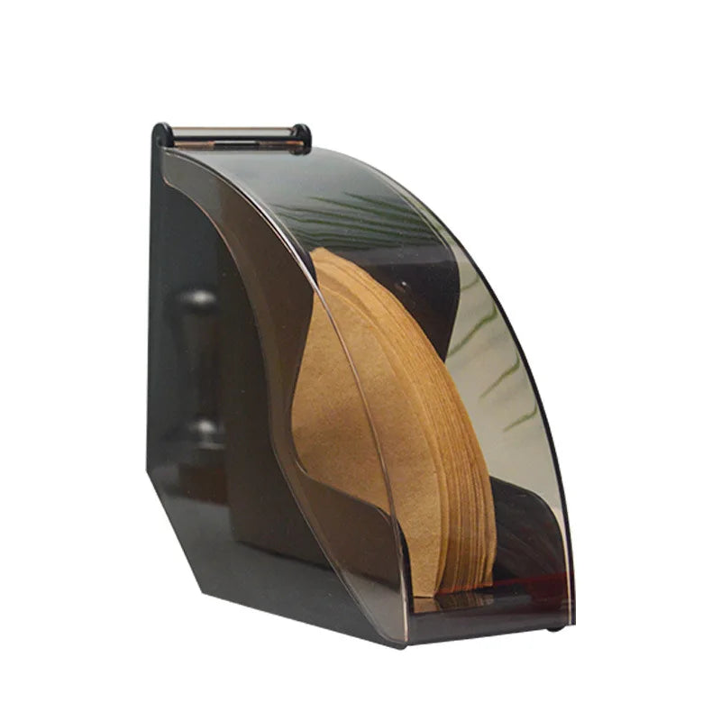 DecorBites™ Barista Filter Storage Box: Espresso Accessory for Cafeteria and Coffee Machines