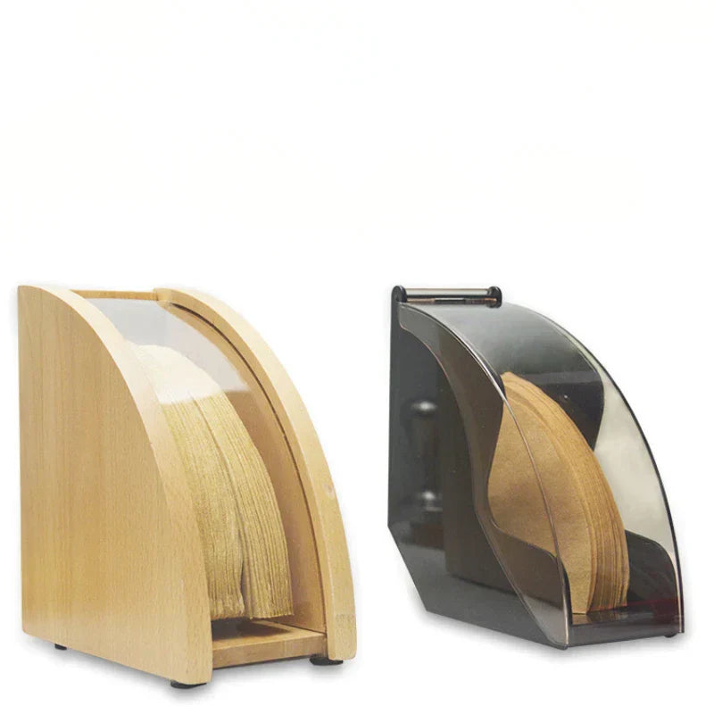 DecorBites™ Barista Filter Storage Box: Espresso Accessory for Cafeteria and Coffee Machines