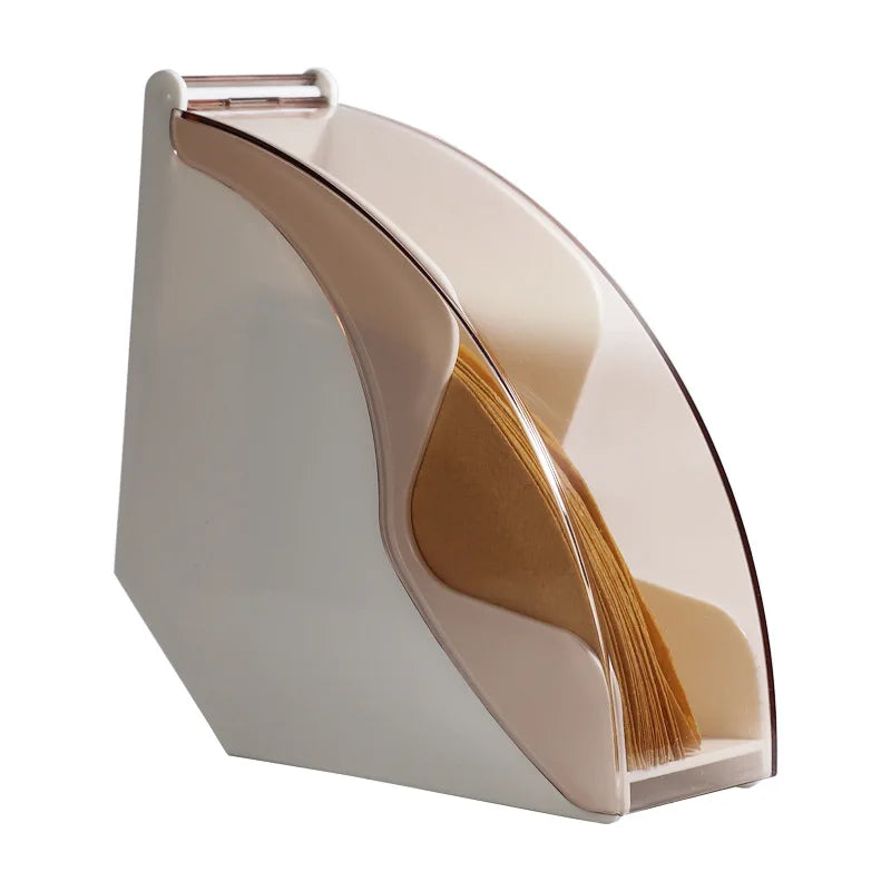 DecorBites™ Barista Filter Storage Box: Espresso Accessory for Cafeteria and Coffee Machines